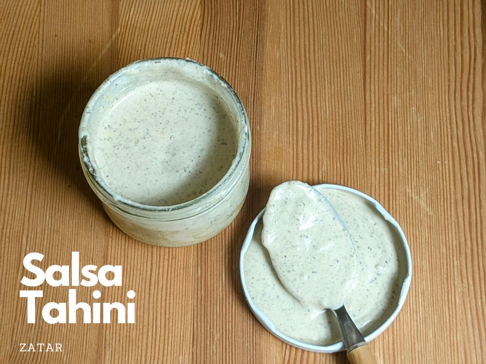 Salsa Tahini con Zatar