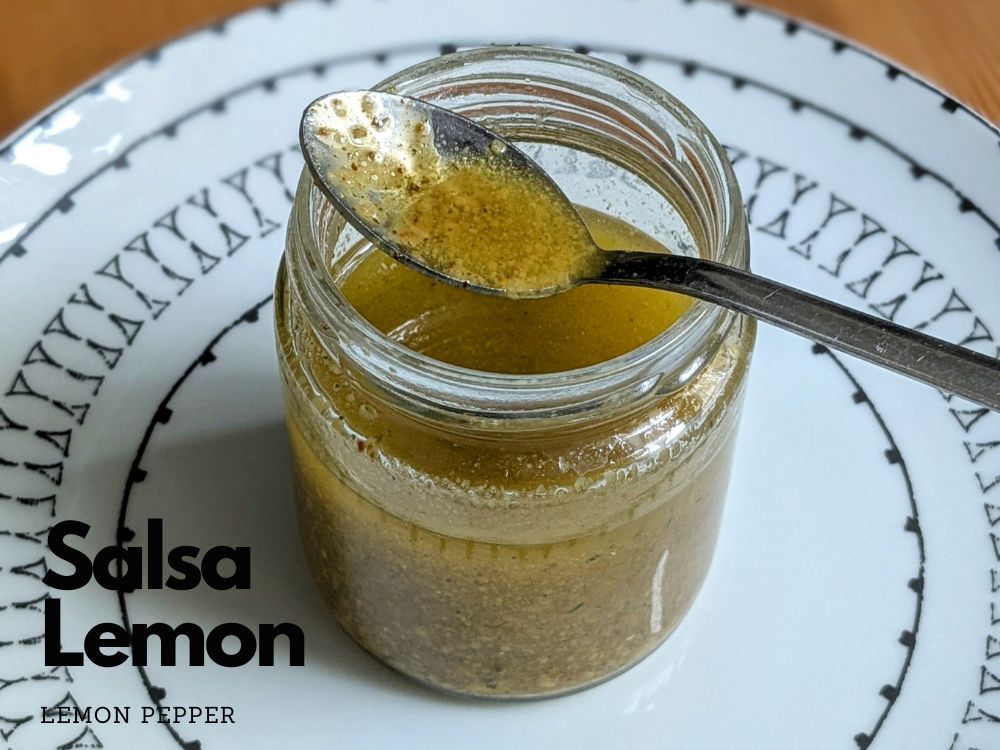 Salsa Lemon con especias Lemon Pepper