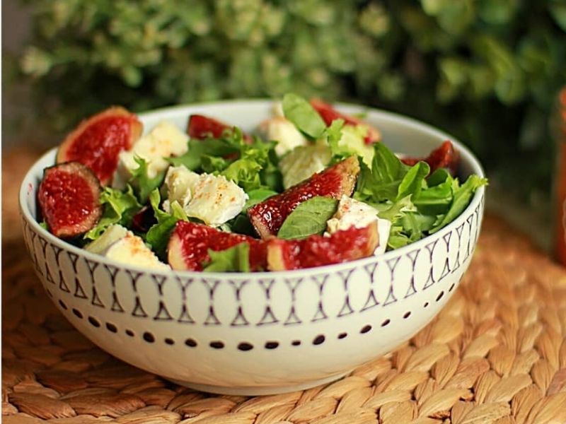 ENSALADA RÁPIDA DE HIGOS CON "SAL DE FUEGO"