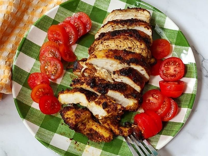 Pechugas de Pollo con costra y Especias Shawarma