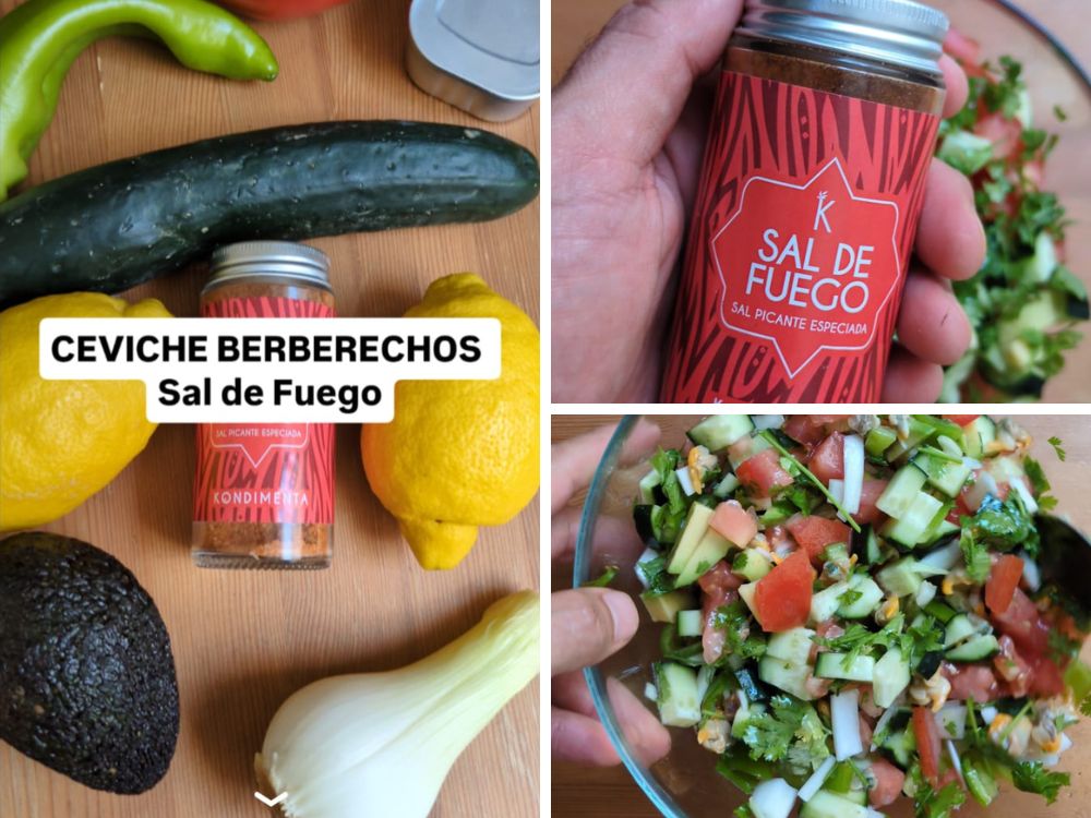 Ceviche de berberechos con Sal de Fuego: una receta fresca, rápida y llena de sabor