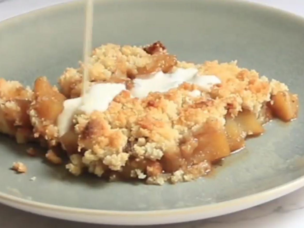 CRUMBLE DE MANZANA