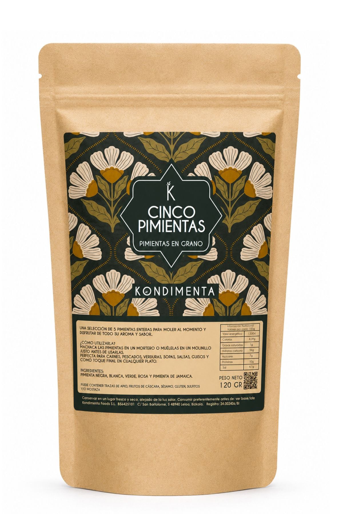 CINCO PIMIENTAS EN GRANO